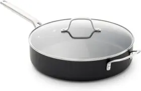 2205310 Calphalon Hard-anodized Nonstick 5- Quart Saut Pan With Lid New Saute
