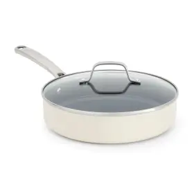 2232417 Calphalon Ceramic Nonstick 3 Quart Saute Pan With Lid Flour 2232417 Calphalon Ceramic Nonstick 3 Quart Saute Pan With Lid Flour