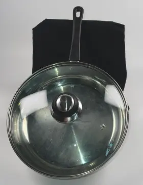 509-bt Calphalon Cooking Pan 3 Quart 10 Inch Stainless Steel Saut Skillet With Lid