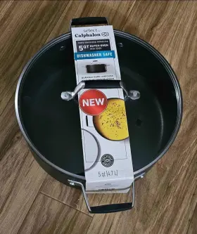 86002332 Calphalon Select By Nonstick With Aquashield 5 Quart Dutch Oven Lid New