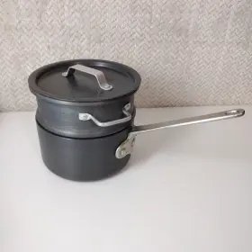 8702-1 Calphalon Commercial Anodized Aluminum Cookware Toledo Ohio 2-1/2 Quart Saucepan Steamer Lid