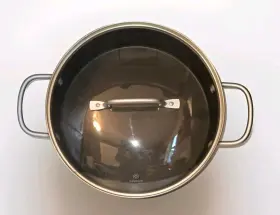 8785 Calphalon Aluminum Non-stick 5 Quart Dutch Oven With Glass Lid