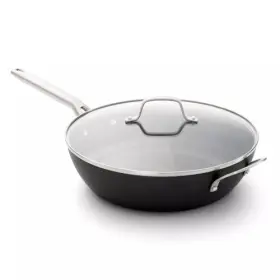 90783103 Calphalon New 12 Inch Hard Anodized Nonstick Jumbo Fry Pan With Lid
