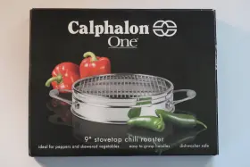 Dr6510w Calphalon One Stainless 6510 9 Inch Round Stovetop Chili Vegetable Roaster
