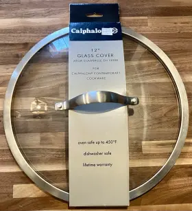 J12gcr Calphalon New Glass Lid For 12 Inch Pan Will Show Shelf Wear And Tear Oven Up To 450