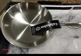 Lr1380p Calphalon Tri- Ply Stainless Steel 10-inch Everyday Fry Pan Saute - New