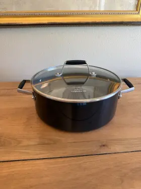 Pd8785 Calphalon Select Hard Anodized Nonstick 5-quart Stock Pot With Lid