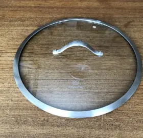 5003c Calphalon Williams Sonoma Williams-sonoma 13.75 Inch Replacement Glass Lid Cover Top Inside 13.25