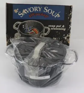 Z87031 Calphalon Z87031/2 Vtg Commercial Aluminum 3-1/2 Quart Soup Pot Cover Usa New Read