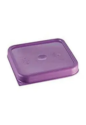 Cambro 099511350339 Square Seal Cover For 2 And 4 Quart Allergen-free Purple