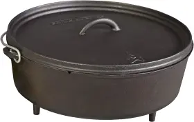 B000h84oxy Camp Chef Classic 14 Inch Dutch Oven Cast Iron 8-quart Pre-seasoned Black