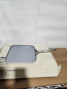 Caraway 744759589880 Square Griddle Pan - 11 Inch Non-stick Ceramic Coated Used