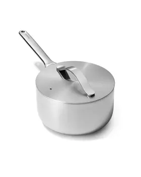 Caraway 810118301223 Stainless Steel Sauce Pan 3 Qt - 5-ply Oven Safe And Stovet