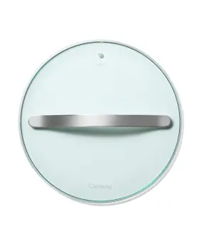 Caraway 810118301827 12 Inch Glass Lid For Pots And Pans - Made With Tempered Sized To Fit Cer