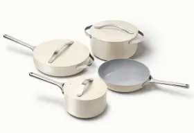 Caraway 850010865010 Home Non-stick Cookware Set - Cream