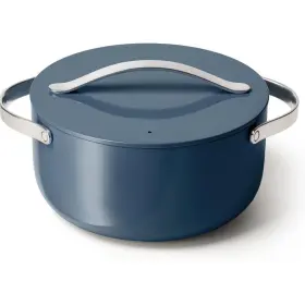 Caraway 850036593225 Nonstick Ceramic 6.5 Quart Dutch Oven Pot With 10.5 Inch Lid Blue - New In Box