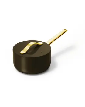 Caraway 850036593416 Nonstick Ceramic Sauce Pan With Lid 1.75 Qt - Non Toxic Ptfe And Pfoa Free