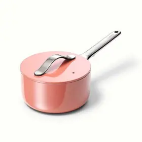 Caraway 850036593478 Nonstick Ceramic Sauce Pan With Lid 1.75 Qt - Non Toxic Ptfe And Pfo