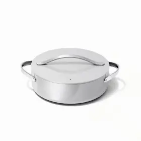 Caraway Home 313105925957 Cookware 6 Quart Gray Ceramic Nonstick Rondeaus With Lid
