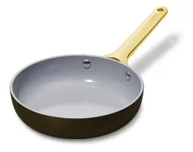 87738033 Caraway Home Nonstick Ceramic Mini Fry Pan 1.05 Qt 8 Inch Black Non Toxic Ptfe Pfoa Free