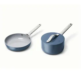 89261123 Caraway Home Great Price Nonstick Ceramic Mini Fry And Sauce Pan Duo