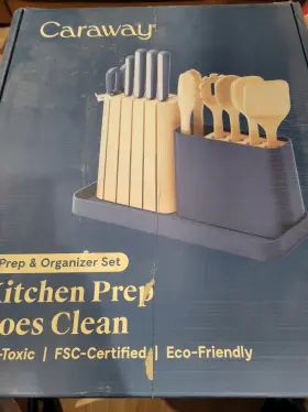 90125748 Caraway Home 13pc Prep Set Navy