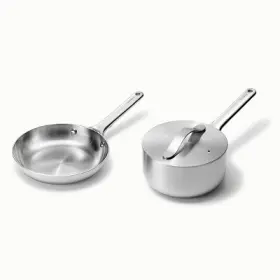 90719486 Caraway Home 2pc Stainless Steel Cookware Set
