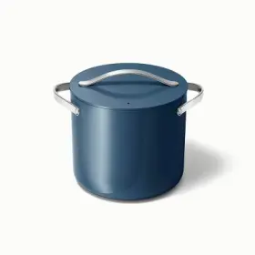 92429884 Caraway Home Stock Pot With Lid Navy