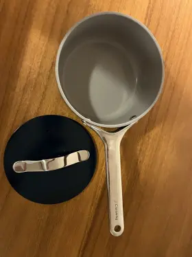 Cw-mnfs-103 Caraway Home Mini Fry Pan Sauce Duo Ceramic Slate