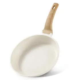 11351 Carote Non Stick Frying Pan Skillet Omelet Healthy 10 Inch Cream White