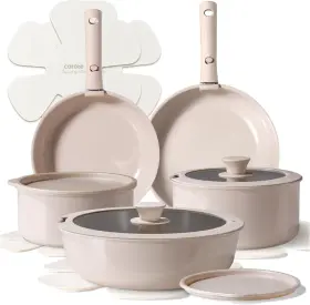 Carote 445042649634 Ceramic Cookware Sets Pots And Pans Set Non Stick Toxic Induction C