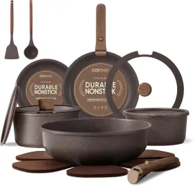 Carote 744110918526 17pcs Pots And Pans Set Non Stick With Detachable Handle Nonstick Cookwa