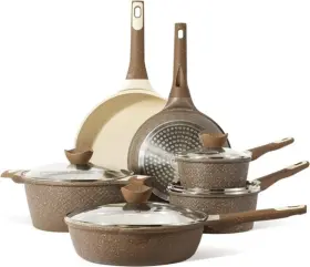 A02090 Carote Nonstick Cookware Sets 10 Pcs Pots And Pans Set Die-casting