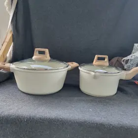 A03907 Carote 1.5 Quart And 2.5 Sauce Pan Set With Lid Nonstick Saucepan 4 Pcs Non Stick Sa