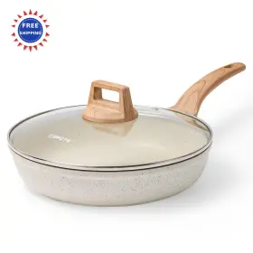 A12329 Carote Pan 12 Inch Nonstick Skillet Omelet Pans Granite Cookware Pfos Pfoa Free Frying