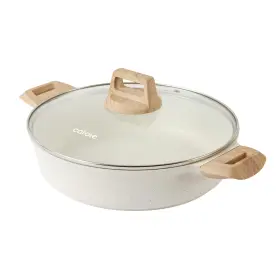 A14342 Carote Nonstick Stock Pot With Lid Soup 4 Quart Casserole Super Easy