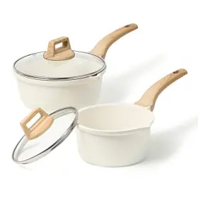 B0b4fxmsqq Carote 1.5 Quart And 2.4 Saucepan Set With Lid Nonstick Sauce Pot Cooking P