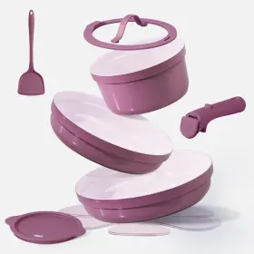B0fnx93jzd Carote Ceramic Cookware Set Pots And Pans Non Stick Induction