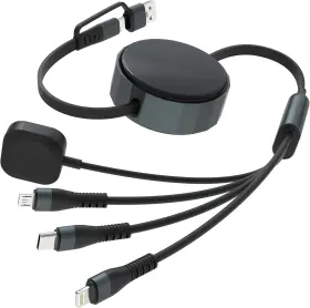 Bp-usb-37 Carote Retractable Charging Cable For Apple Watch - 100w 4 In 1 Multi Charg