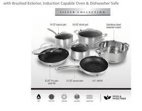 D0102he4378 Carote 10 Pice Non Stick Cookware