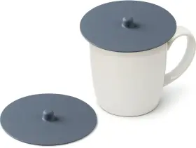 Udgsilppld5 Carrotez 2 Pack Silicone Cup Cover Lids 4.3 Inch Mug Covers Reusable Silico