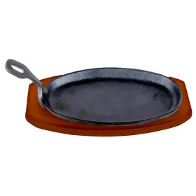 Carvers Olde Iron 717029369161 Sizzling Plate Fajita Skillet Cast Set 8ftft X 4 1/2ftft W