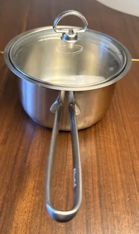 Sl35-162brs Chantal 35-162brs 18/10 Stainless Steel 2 Quart Saucepan With Glass Lid