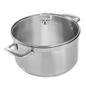 Slin32-240 Chantal Induction 21 Steel 6 Quart Casserole With Glass Lid