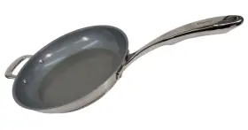 Slin63-28c Chantal Induction 21 Steel Fry Pan 11 Inch Ceramic Nonstick