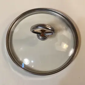 Xlidcf17 Chantal 17 Stl Steel Glass Pot Pan Lid 6 3/4 Inch Total Diam. For 1/4 Inside Diam