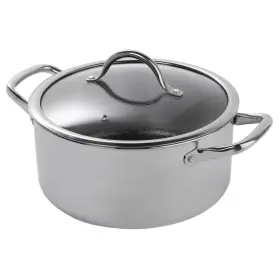 855-235 Chef Jet Tila 5-quart Nonstick Clad Stainless Steel Covered Dutch Oven