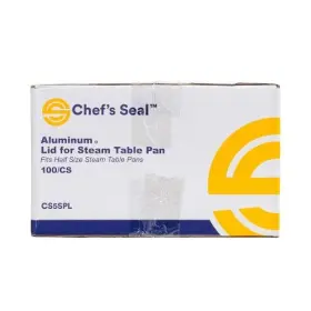 Cs5spl Chefs Seal Steamtable Pan Lid Aluminum For 1/2 Size Slv Case Of 100