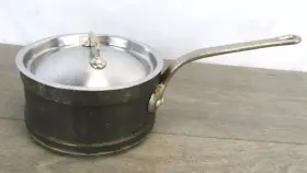 Signature6 Chefs Signiture Inch X2 7/8 Saucepan Aluminum Cookware Nsf Vintage