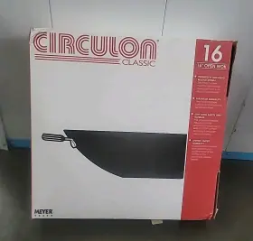 03052 Circulon Meyer Classic Non Stick Open Stir Fry Wok Skillet 16 Inch Pan #03052 New